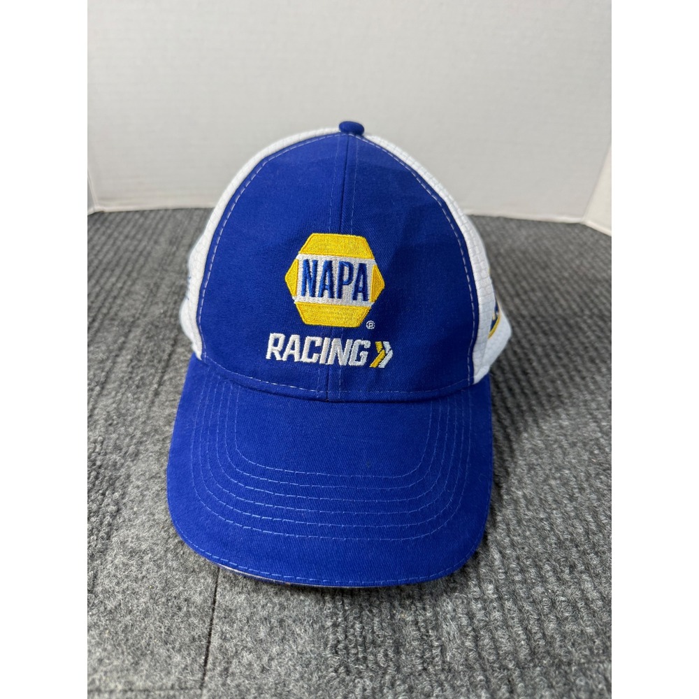 NAPA Racing Chase Elliott 9 Hat Blue White Adjustable NASCAR Strapback Cap